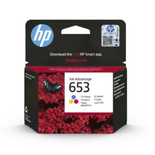 HP 653 Tri-Colour Ink Cartridge
